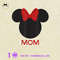 MK23032374 Disney Minnie Mouse Mom Family 1, Mickey PNG, Disney Mickey PNG, Disney PNG.jpg
