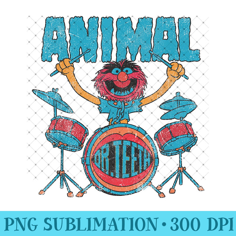 Disney The Muppets Animal Dr th Electric Mayhem Vintage - PNG Instant Download - Trending