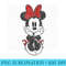 Disney Mickey And Friends Minnie Mouse Vintage Sitting - PNG Design - Trending