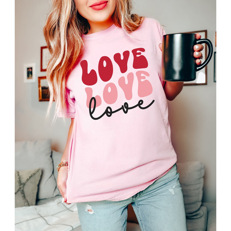 Love Valentine's Day Heart Romantic Gift t-shirt 1.jpg