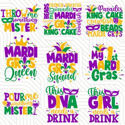 mardi gras svg bundle, mardi gras carnival svg, fat tuesday carnival svg, mardi gras shirt svg, mardi gras cut file, mar