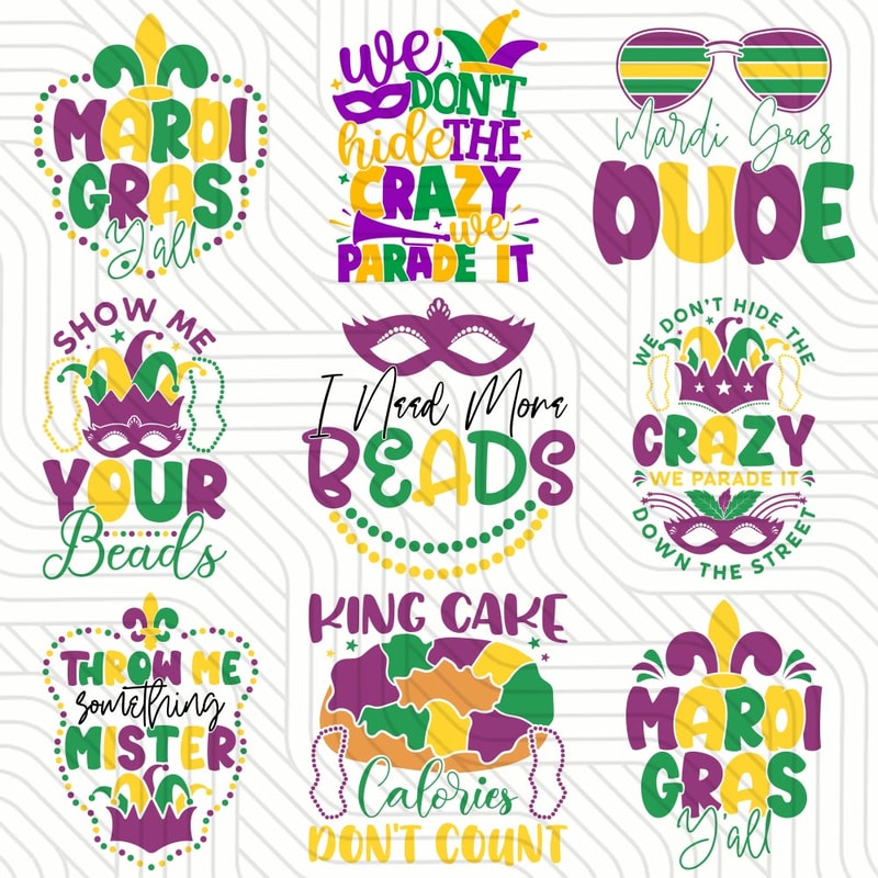 Mardi Gras SVG Bundle sublimation 6.jpg