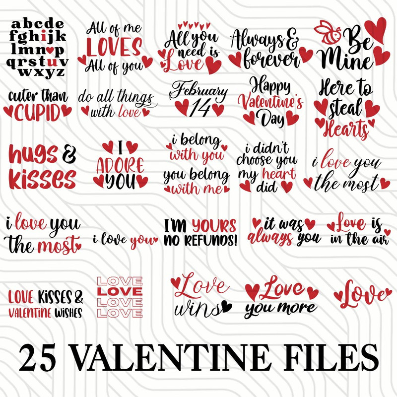 VALENTINES svg bundle, Valentines Day Svg, Happy valentine svg, Love Svg, Heart svg, Love day svg, Cupid svg, Valentine Quote svg, Cricut.jpg