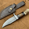 Buy now handmade Damascus steel hunting knife