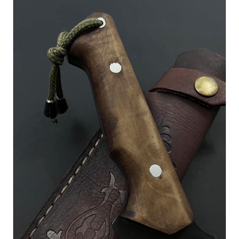 Buy now handmade full tang gut hook hunting knife