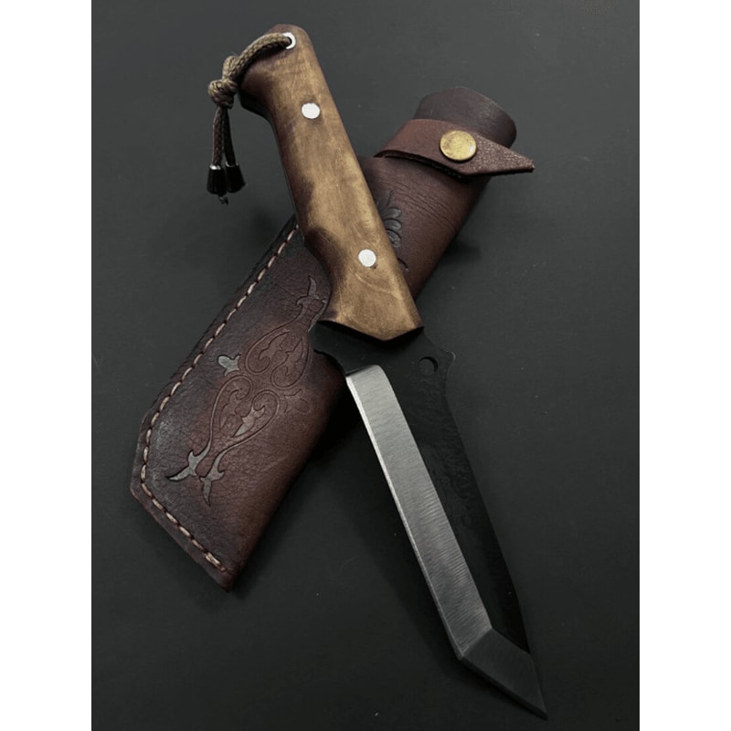 Buy now handmade full tang gut hook hunting knife