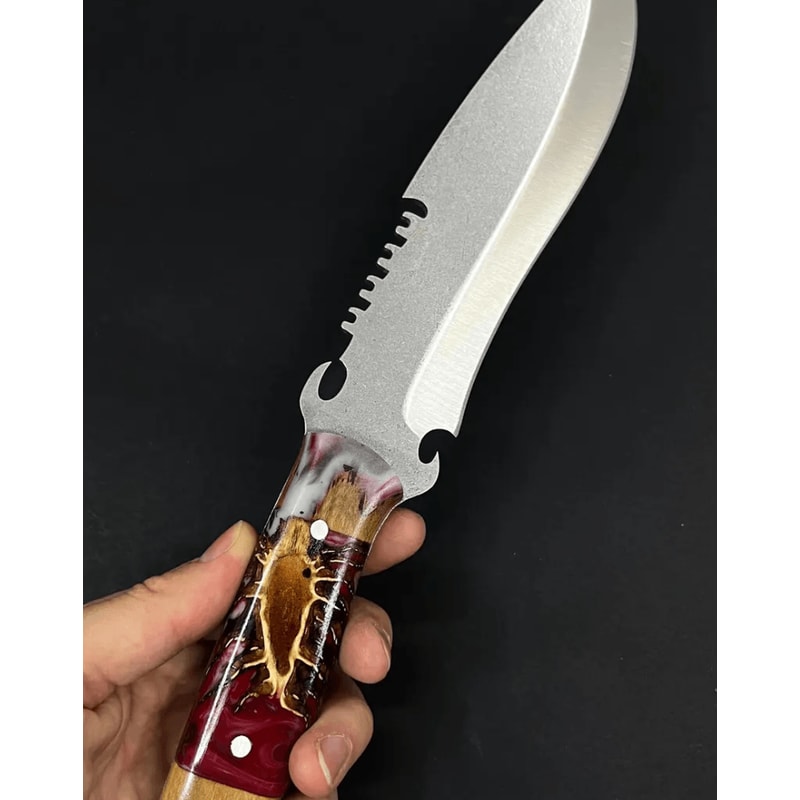 Buy now personalized stainless steel hunting knife set