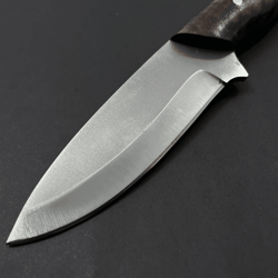 9.8 personalized full tang tactical knife with engraved 4116 stainless steel walnut grip