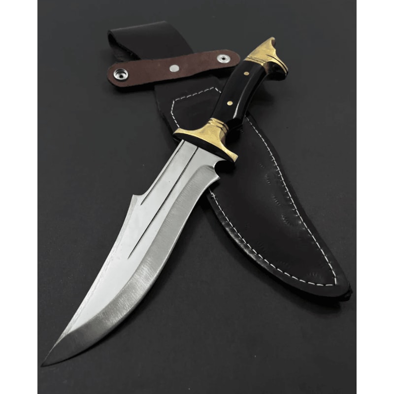 Shop now wolf head hunting knife