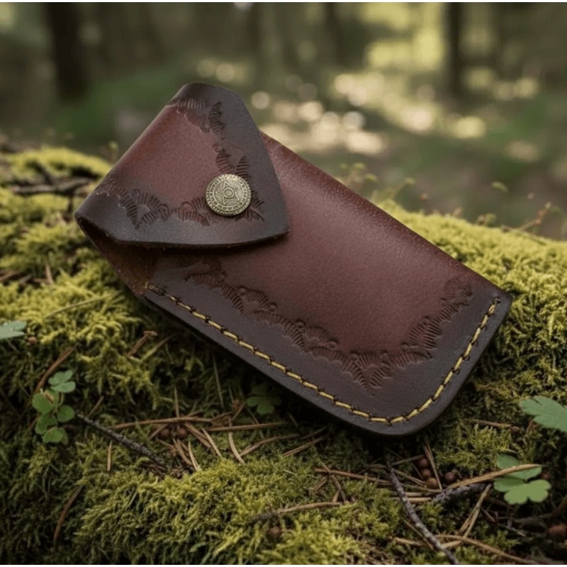 Shop now Damascus steel folding knife