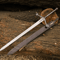 Scottish Claymore Sword 40 Inch Highland Medieval Master Sword With Leather Scabbard Premium Disp 0