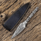 Custom Made Damascus Steel Full Tang Hunting Knife Camping Knife With Sheath 2