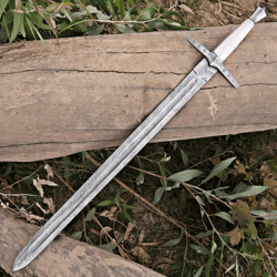 handmade scottish claymore sword 40 inch – highlander medieval longsword with sheath | husband gift