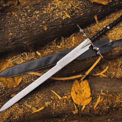 ringwraith sword nazgul lotr sword replica with leather sheath | fantasy collectors | movie replica sword