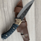 Handmade Bushcraft Knife Collectible Camping Knife With Leather Sheath Collectible Outdoor Gift 0