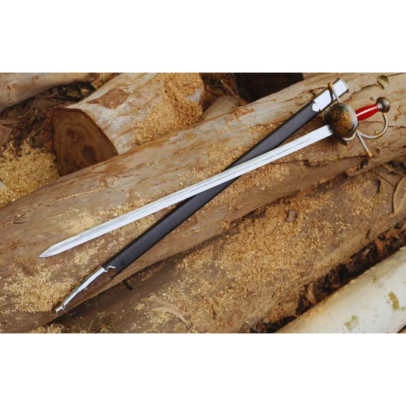 Handcrafted Medieval Knight Sword Replica High Carbon Steel Renaissance Blade 1