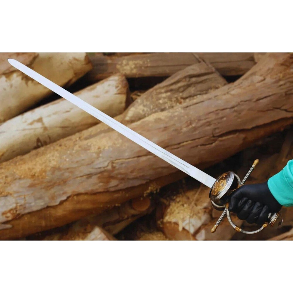 Handcrafted Medieval Knight Sword Replica High Carbon Steel Renaissance Blade 2