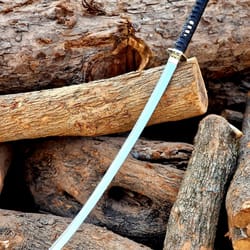 handcrafted samurai katana sword | full tang steel blade japanese style collector decor