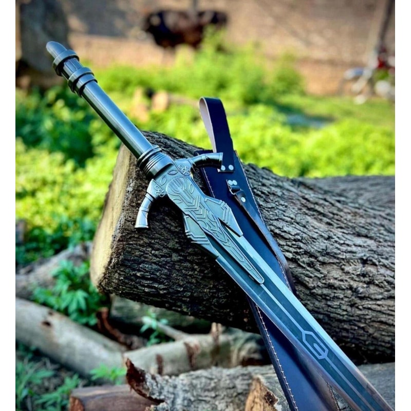 Handcrafted Dark Fantasy Sword 38 Inch Gothic Medieval Display Prop Premium Fantasy Replica 0