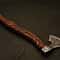 Handmade Viking Axe Etched Carbon Steel Blade With Rosewood Handle Display Piece Christmas Gift 1