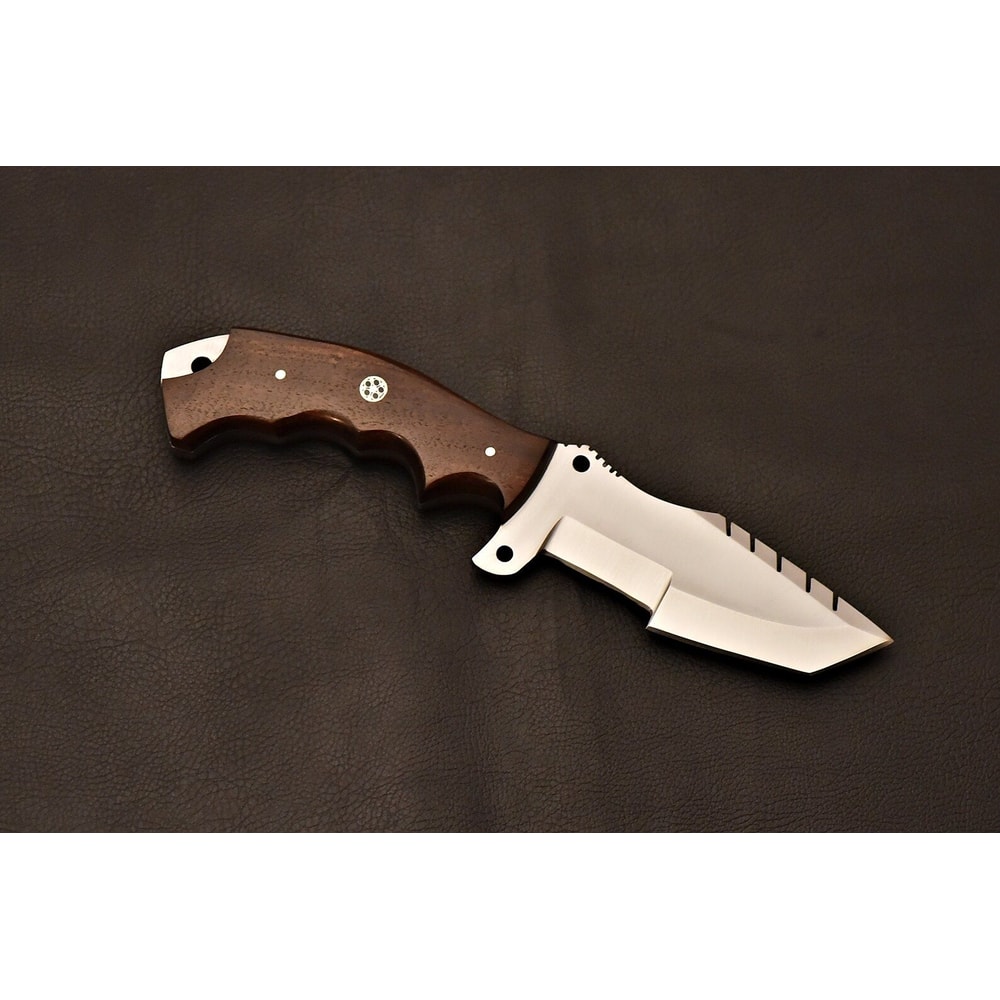 Handmade Tracker Knife D2 Steel Fixed Blade With Rosewood Handle Practical Gift Occasions 1