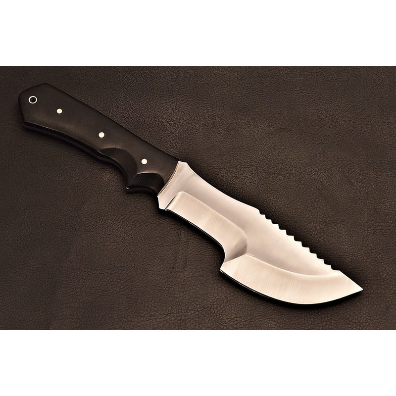 Handmade Tracker Knife 1095 High Carbon Steel Blade With Leather Sheath Practical Gift Buyers 0