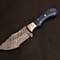 Handmade Damascus Steel Tracker Knife Fixed Blade With Leather Sheath Decorative Fantasy Blade 0