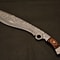 Custom Damascus Bowie Camping Knife With Genuine Leather Sheath Birthday Gifts Weeding GIFT 3