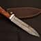 Heavy Duty Damascus Steel Bowie Outdoor Survival Fixed Blade Knife Groomsmen Gift Father Day 3