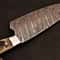 Damascus Steel Cooking Knife Artisan Chef Blade With Ram Horn Handle Anniversary Gifts 5