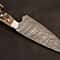 Damascus Steel Cooking Knife Artisan Chef Blade With Ram Horn Handle Anniversary Gifts 6