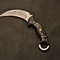 Premium Damascus Karambit Outdoor Tactical Knife Gift Curved Tactical Fixed Blade With Leather Sh 0