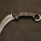 Premium Damascus Karambit Outdoor Tactical Knife Gift Curved Tactical Fixed Blade With Leather Sh 6