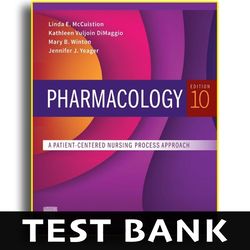 Test Bank Pharmacology 10th Edition - Test Bank