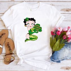 betty boop pictures archive saint patricks day unisex tshirt, betty boop tshirt, saint patricks day tshirt