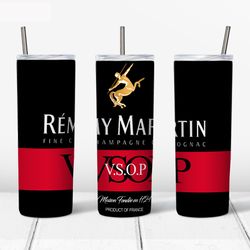 remy martin vsop tumbler png, tumbler wrap, straight design 20oz/ 30oz skinny tumbler png, instant download
