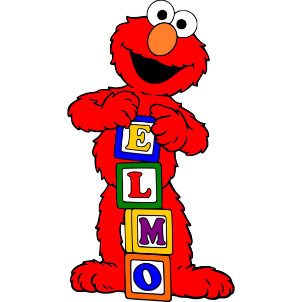 Elmo Large Format File Elmo svg, Sesame Street Svg, Sesame Street logo, Cookie Mons | Inspire ...
