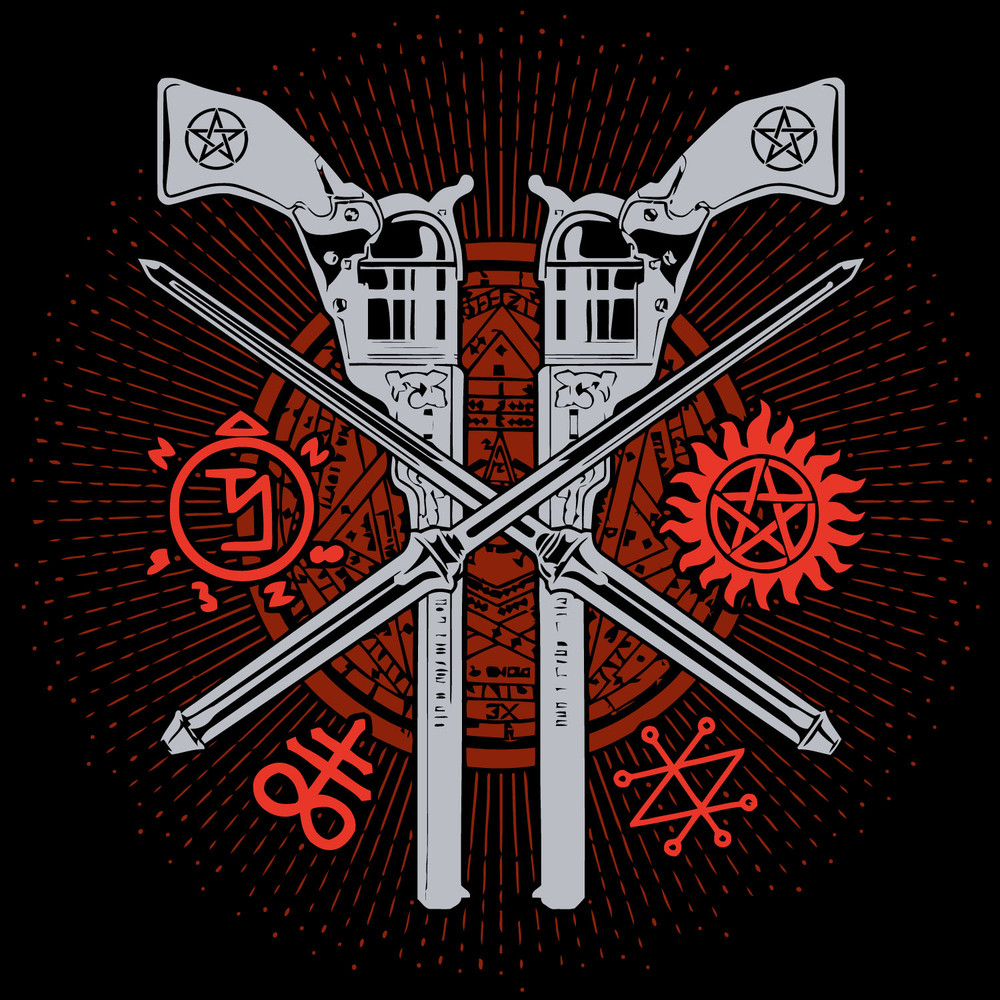Guns Knife Hunters Svg, Trending Svg, Supernatural Svg, Supernatural logo Svg, Winchester Brothers Svg, Cut file.jpg