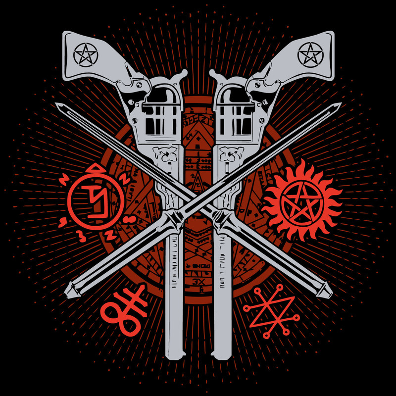 Guns Knife Hunters Svg, Trending Svg, Supernatural Svg, Supernatural logo Svg, Winchester Brothers Svg, Cut file.jpg