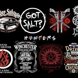 supernatural bundle svg, supernatural svg, supernatural logo svg, winchester brothers svg, digital download
