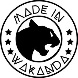 made in wacanda silhouette, black panther svg, wacanda forever, marvel svg, marvel logo svg, digital download