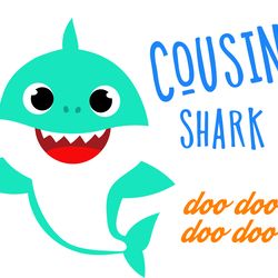 cousin shark boy svg, baby shark family svg, baby shark birthday family svg, shark family svg, shark svg, cut file