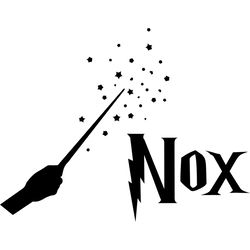 nox svg, harry potter svg, harry potter logo svg, harry potter movie svg, hogwarts svg, wizard svg, cut file
