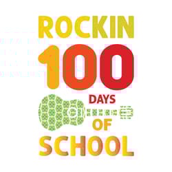 rockin 100 days of school svg, teacher svg, teacher gift svg, teacher shirt svg, best teacher svg, school svg, cut file