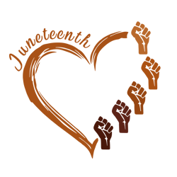 juneteenth heart svg, juneteenth fist svg, black history svg, juneteenth heart black svg, juneteenth hand svg, cut file