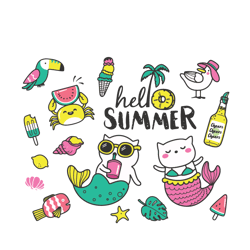 hello summer svg, ice cream svg, summer saying, summer svg, summer vibes svg, popsicles svg, digital download