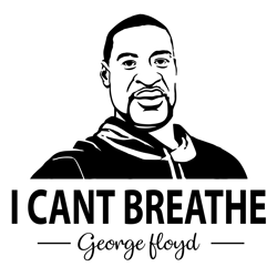 i cant breathe george floyd svg, black lives matter sign, black lives matter logo svg, digital download