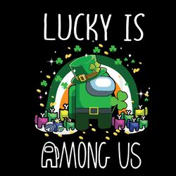 st patrick among us svg, irish mustache st patrick among us svg, lucky svg, among us svg, digital download