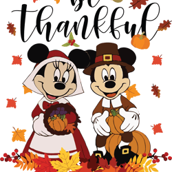 mickey thankful svg, mickey thanksgiving svg, mickey fall, leaves, cricut file, silhouette, disney svg, digital download