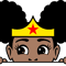 AFRO PUFF WONDER WOMAN GIRL - PEEKABOO.png